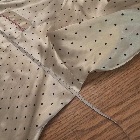 VICTORIA SECRET PINK PAJAMA SET POLKA DOT WOMENS POLYESTER SATIN FEEL SIZE 3X - Picture 11 of 15